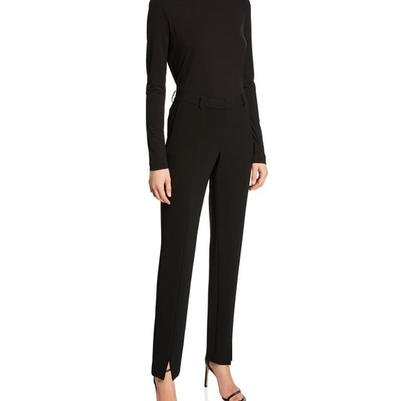 SOLD!! St. John  "Jennifer" Pant, Crepe, Black, 16 - Picture 3 of 4